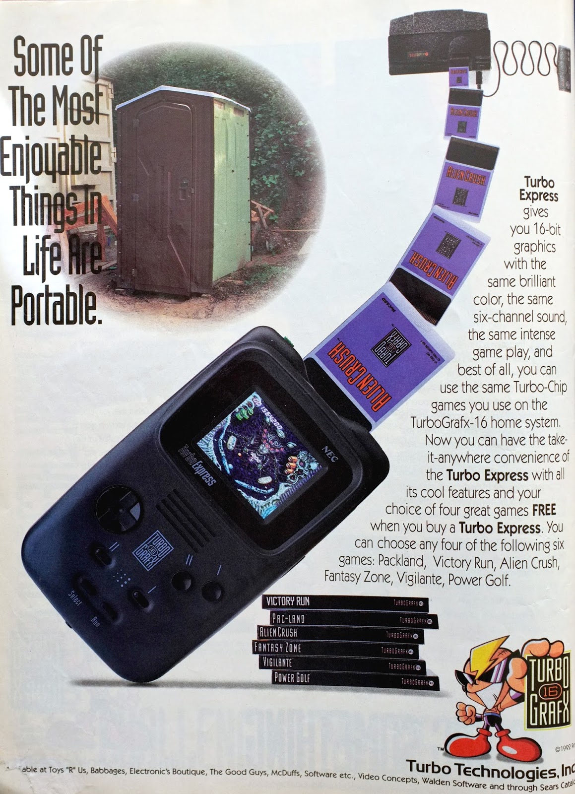 Retro Gaming Art Turbo Express (1992)