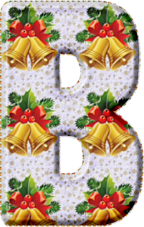 Abecedario con Campanas de Navidad en 2 Versiones. 2 Alphabets with Christmas Bells.