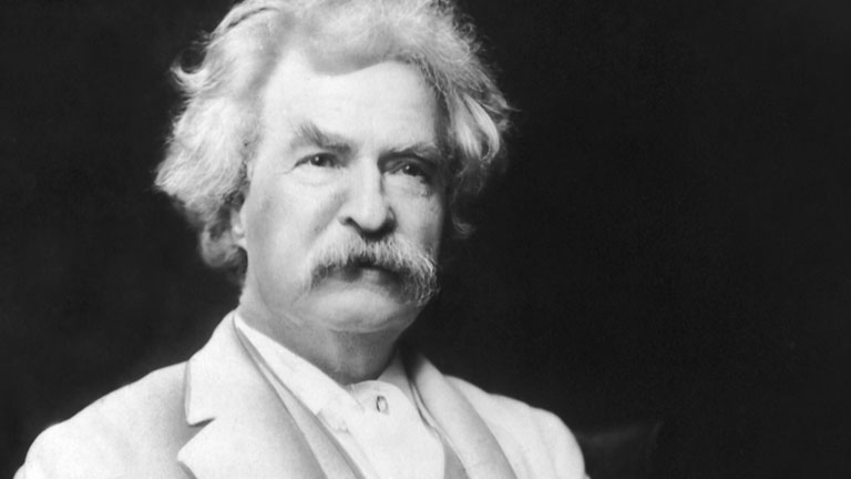 MARK TWAIN (1835-1910)  AUTHOR- HUMORIST