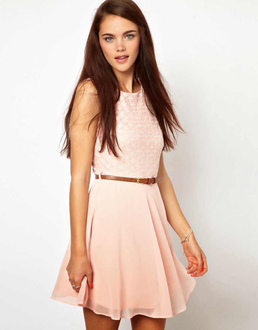 Lush Doodles ASOS Primark Embroidered Lace Chiffon Dress