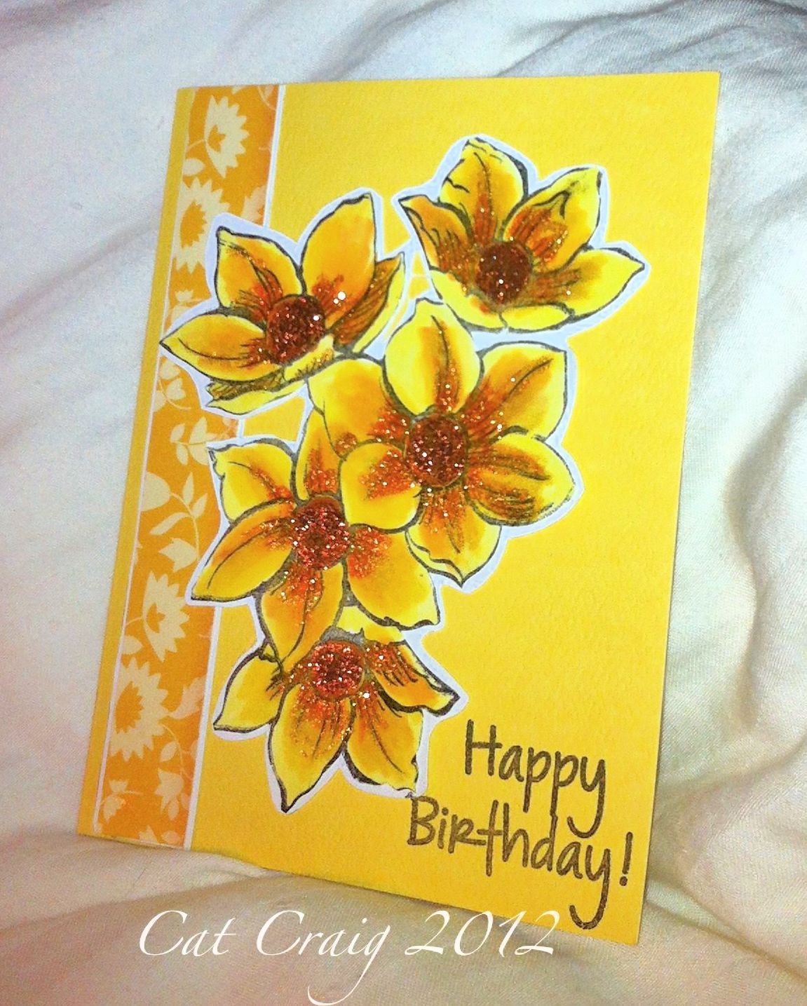 Cat Luvs Paper Yellow Birthday