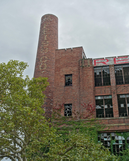 Abandoned Joseph Feiss Clothcraft factory and Menlo Park Academy