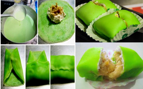 Cara membuat kulit pancake durian lembut