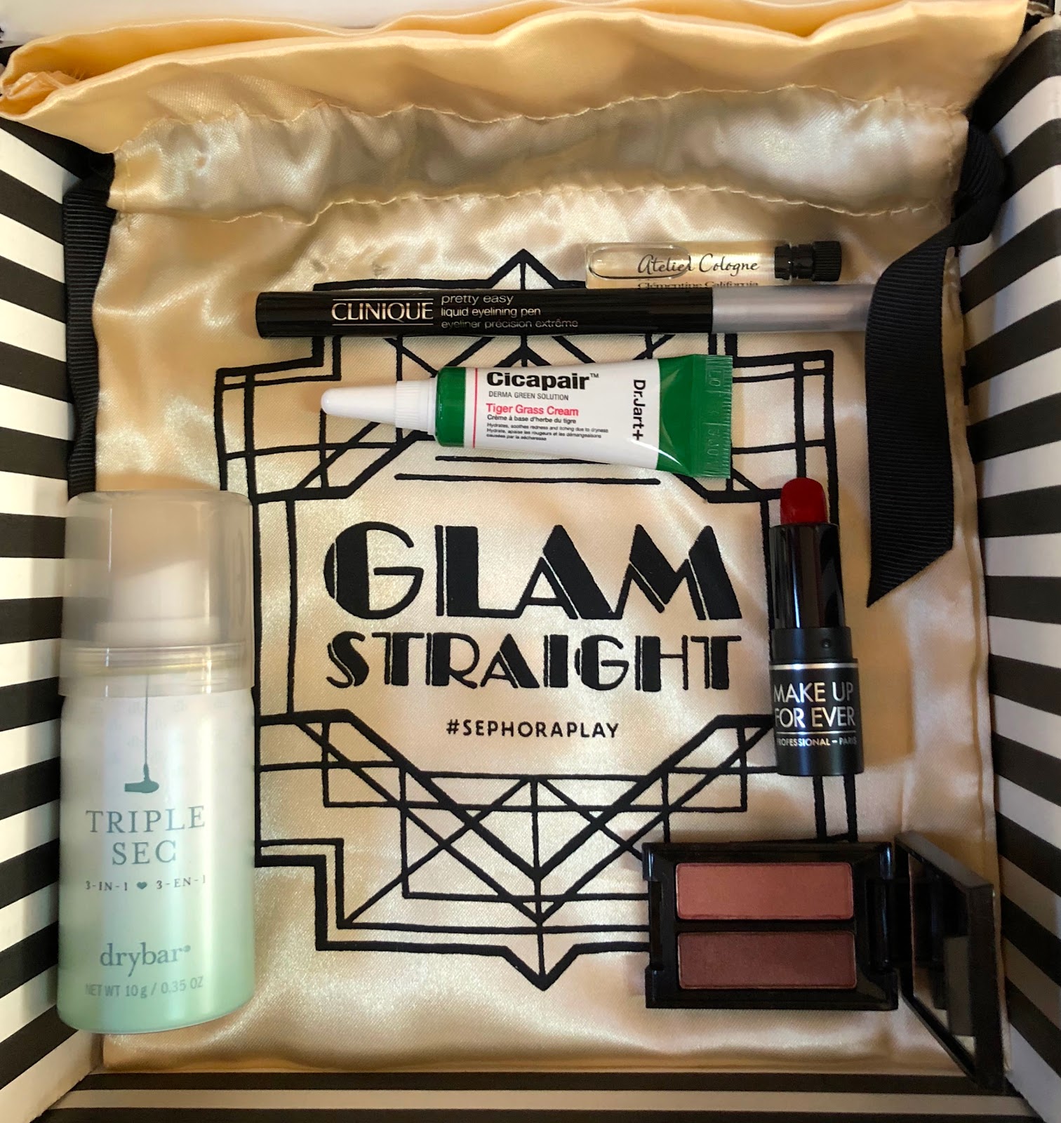 Play By Sephora Subscription Box Review December 2017 Blue