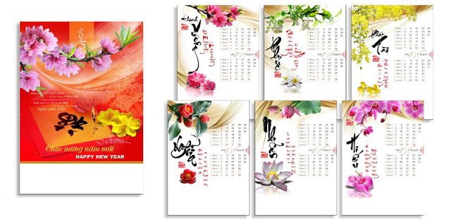 in lịch tết cao cấp in lịch tết cao cấp