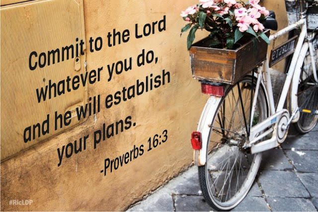 Commit to the Lord whatever you do, and He will establish