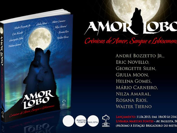 Evento da Giz editorial em São Paulo: Lançamento de Amor Lobo + sessão de autógrafos Lázarus/Panaceia