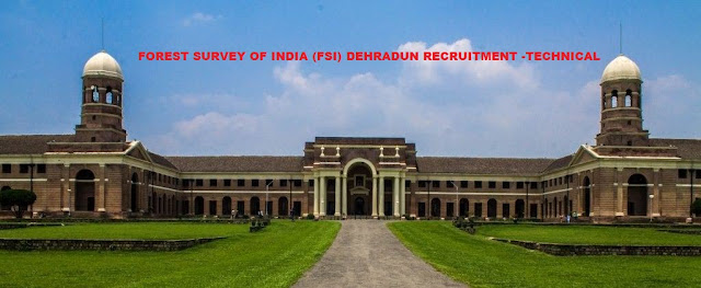 UTTARAKHAND SARKARI NAUKRI - FOREST SURVEY OF INDIA JOBS UTTARAKHAND SARKARI NAUKRI - FOREST SURVEY OF INDIA JOBS