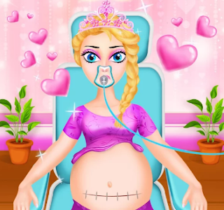 Pregnant Princess Baby Birth Games