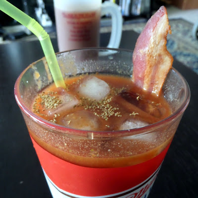 Homemade Bloody Mary Mix:  A simple bloody mary mix made from tomato paste.