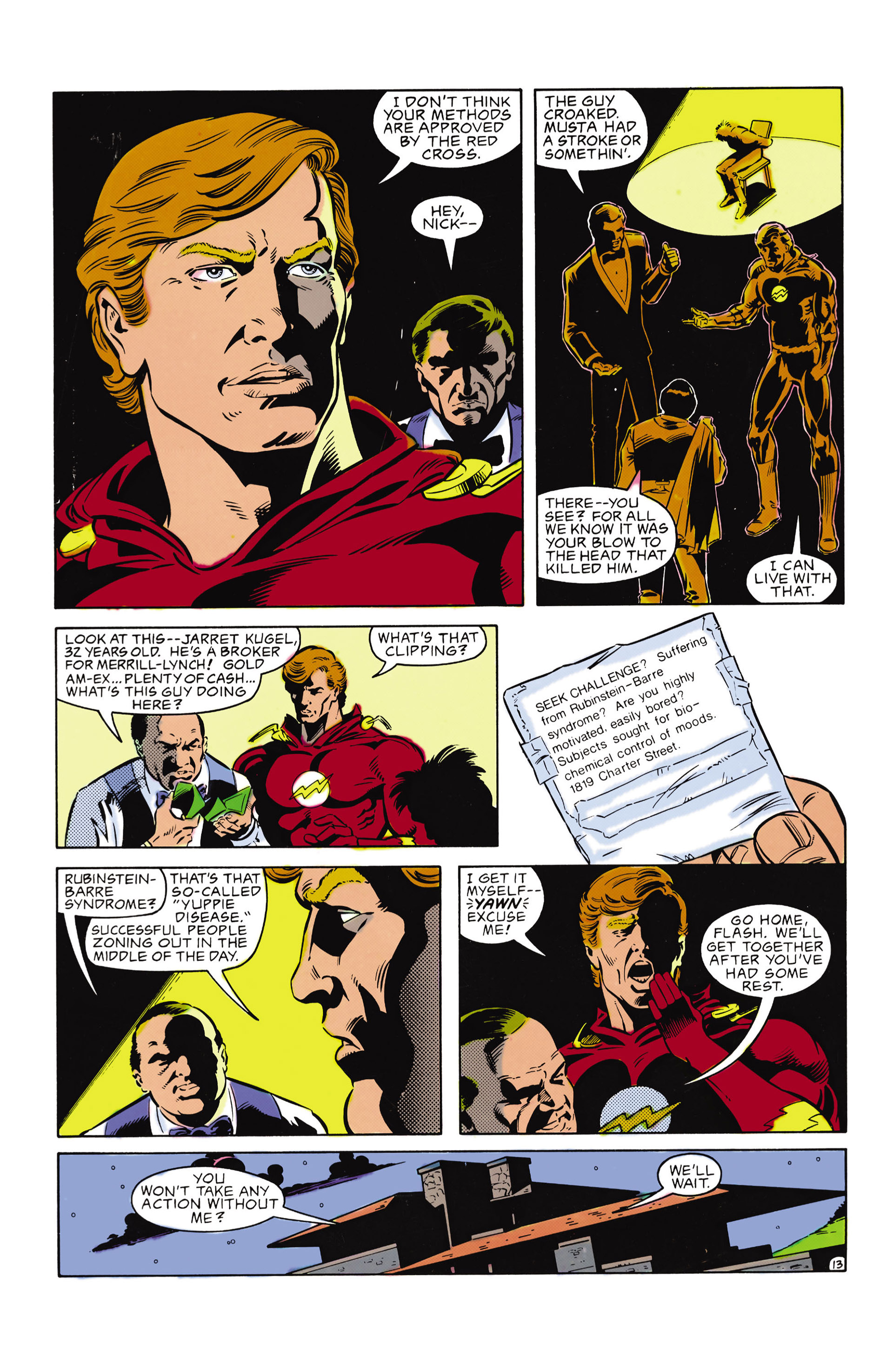 Read online The Flash (1987) comic -  Issue #13 - 14