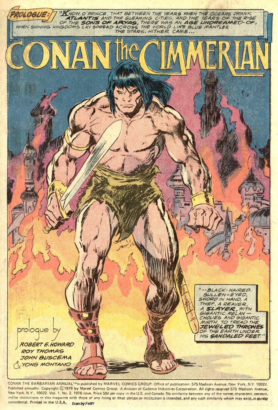 Read online Conan the Barbarian (1970) comic -  Issue # Annual 2 - 2