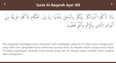 Tafsir Ayat-ayat Al-Quran Tentang Tindakan Korupsi