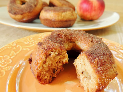 These perfect for fall Cinnamon-Sugar Apple Butter Donuts are packed with the flavors of fresh apple & spiced apple butter.