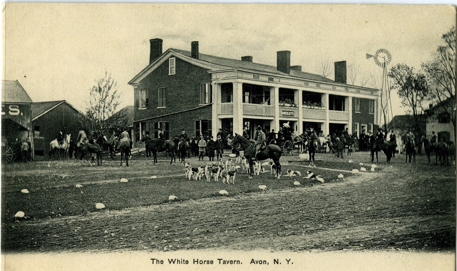 Stagecoach Days White Horse Tavern was a Famous Landmark