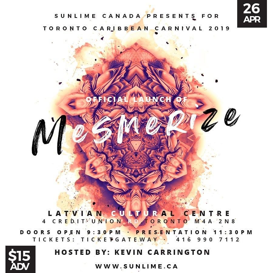 De Cocoa Pañyol Blogspot Sunlime 2019 Toronto Carnival Band Launch