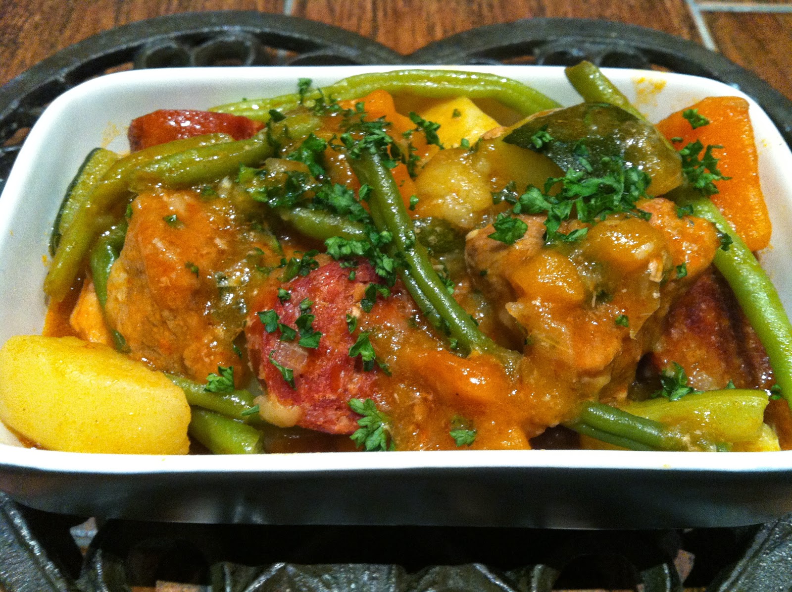 SAUTE DE PORC AU CHORIZO