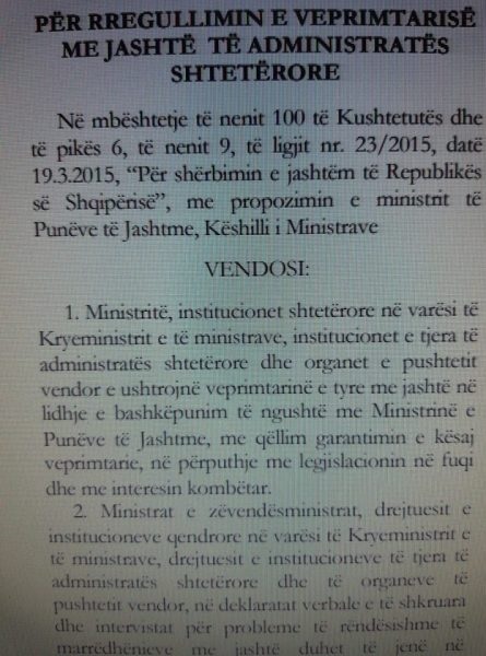 Il governo albanese proibisce ai ministri di avere amanti, devono chiedere permesso