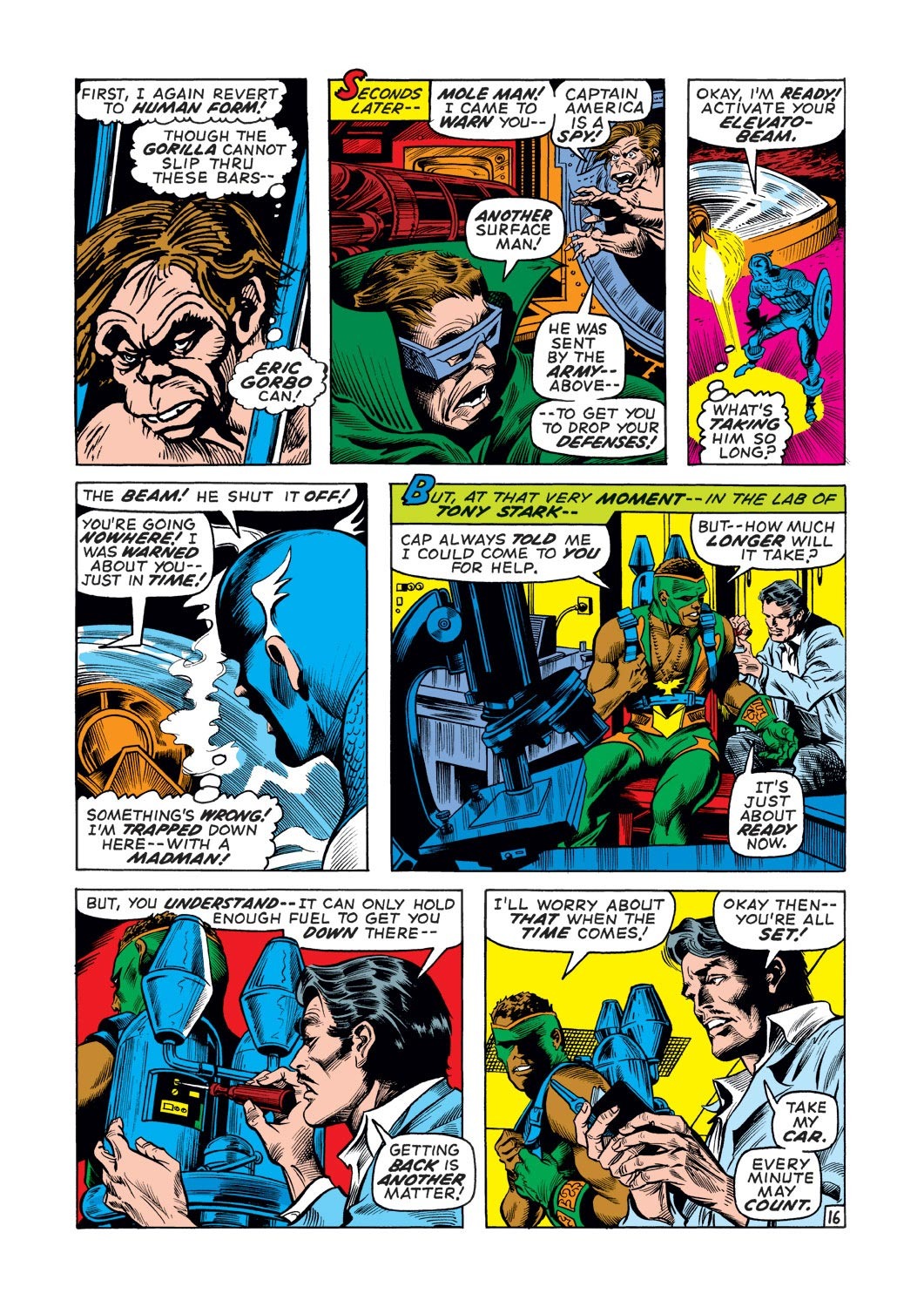 Read online Captain America (1968) comic -  Issue #136 - 16