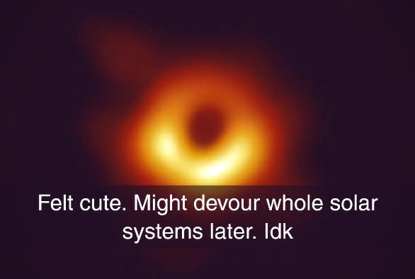 black hole meme