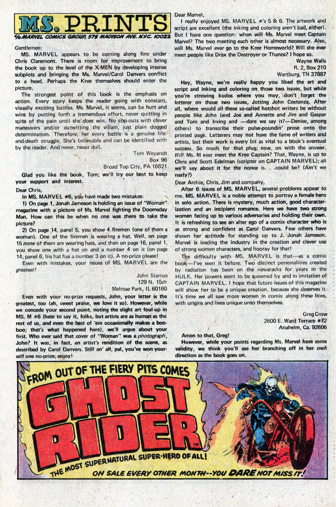 Ms. Marvel (1977) issue 10 - Page 21