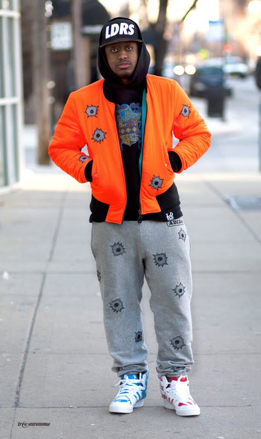 Très Awesome: Chicago Street Style - Jeremy Scott x Adidas