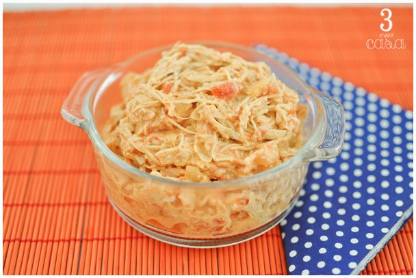 receita recheio frango básico