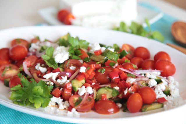 Tomatoes and their sometimes Mediterranean Influence Turkish-Salad-1