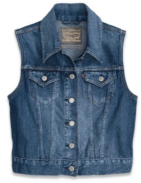 Levi's Denim Trucker Vest for Ladies | Fashion Blog by Apparel Search