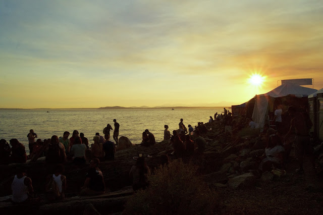 Seattle Hempfest Festival Sunset