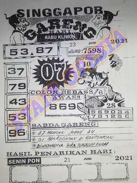 PREDIKSI singapura