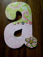Lucky Girl: DIY - Decorate Wooden Letters