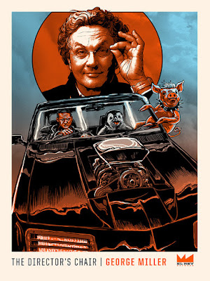 Mad Max Fury Road “Director's Chair with George Miller” Screen Print by Tim Doyle x Joshua Budich x El Ray