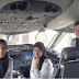 "1st in Flight - 1st All Women Flight Crew"  ... In the World