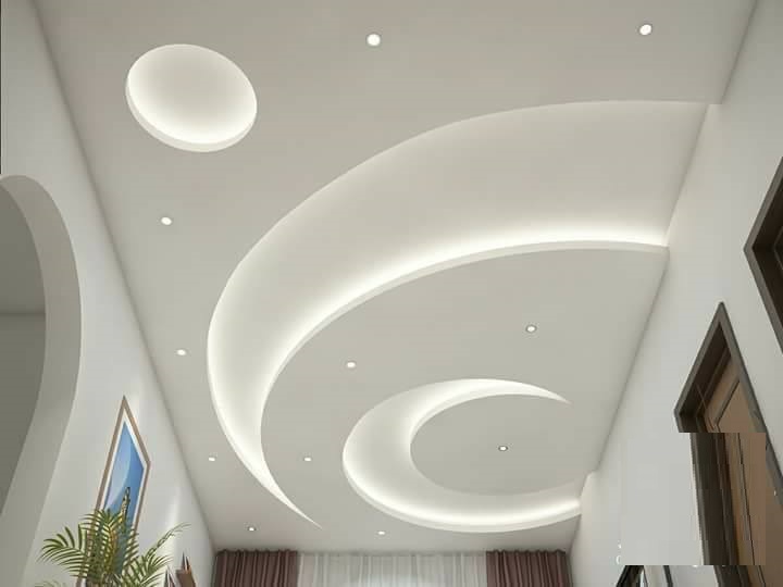 Top 100 Gypsum board false ceiling designs for living room, hall