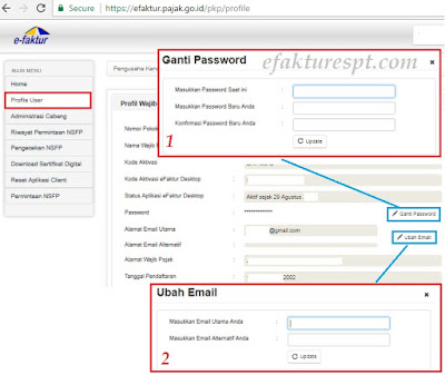 Cara Merubah Password Enofa Online