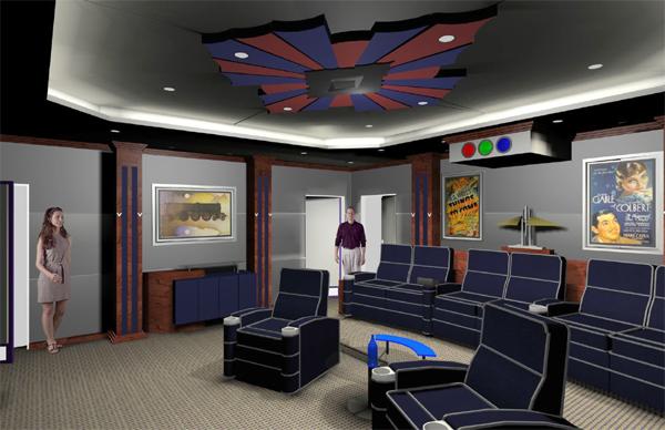 سيف وضيف ديكور تحويل غرف الى مسرح منزلى