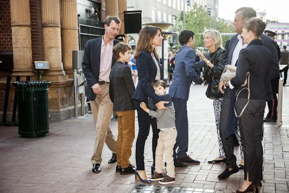 Crown Princess Mary ,Prince Christian and Princess Isabella