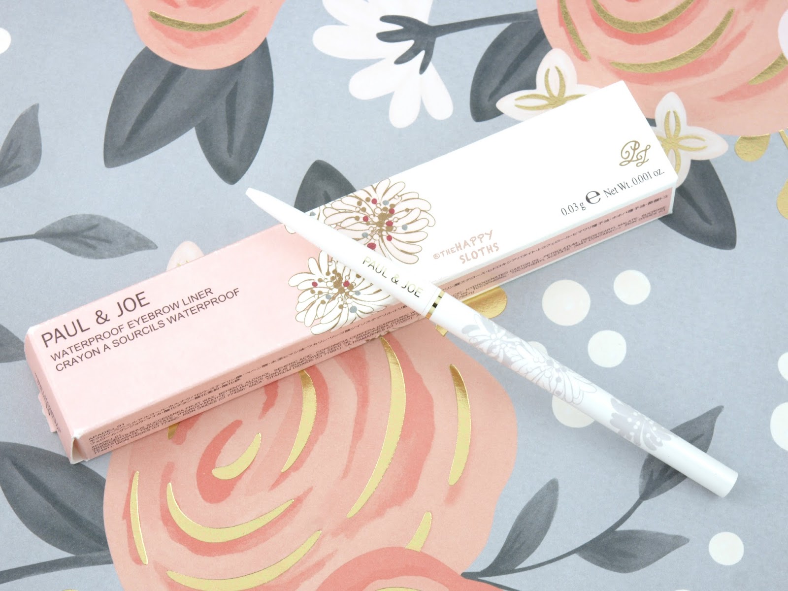 Paul & Joe Waterproof Eyebrow Liner in "01 Grey" Review and Swatches