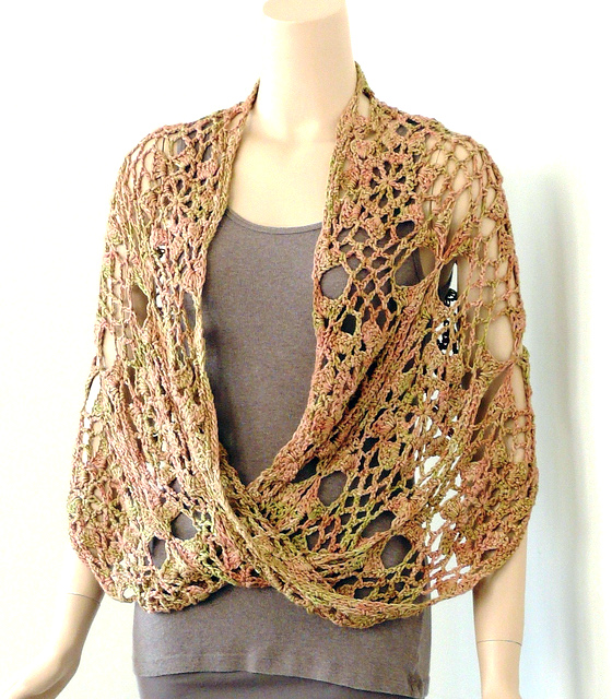 Lace cardigan vest Crochet pattern