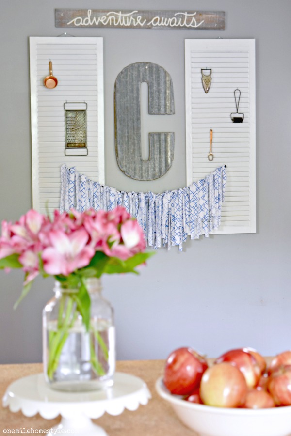 How to add farmhouse charm to the kitchen on a budget!