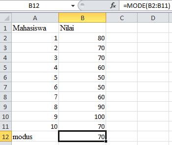 Mean Median Dan Modus