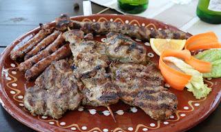 Just a plate full of meat Just a plate full of meat
