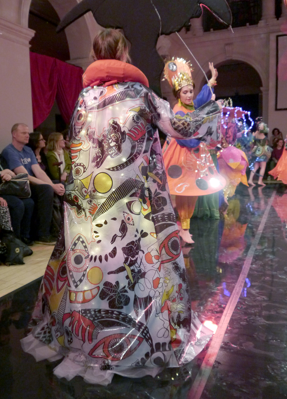Details from Diwali costume design Edinburgh College of Art ECA costume deisng show 2017, emerging Scottih costume design, Edinburgh College of Art,degree show, costume graduate show