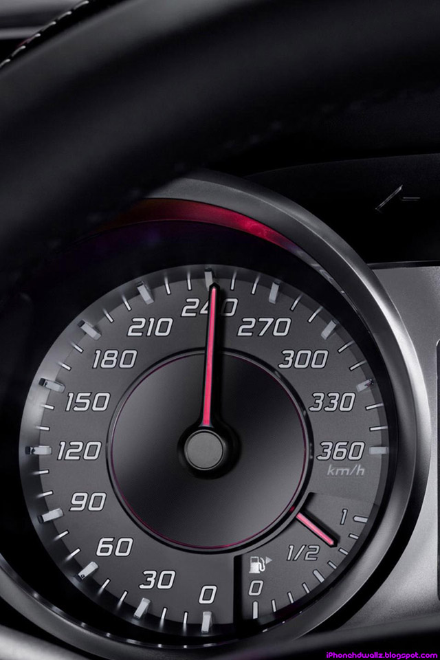 Super Speed Speedometer iPhone Wallpaper