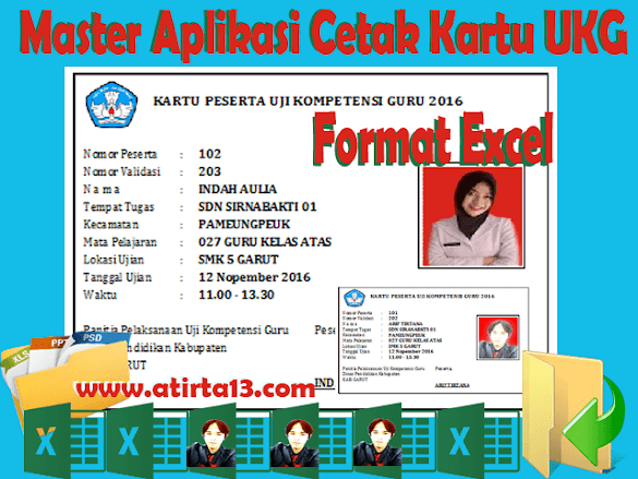 Aplikasi Cetak Kartu Ukg 2016 Format Excel