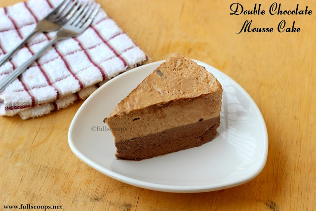 Double Chocolate Mousse Cake 
