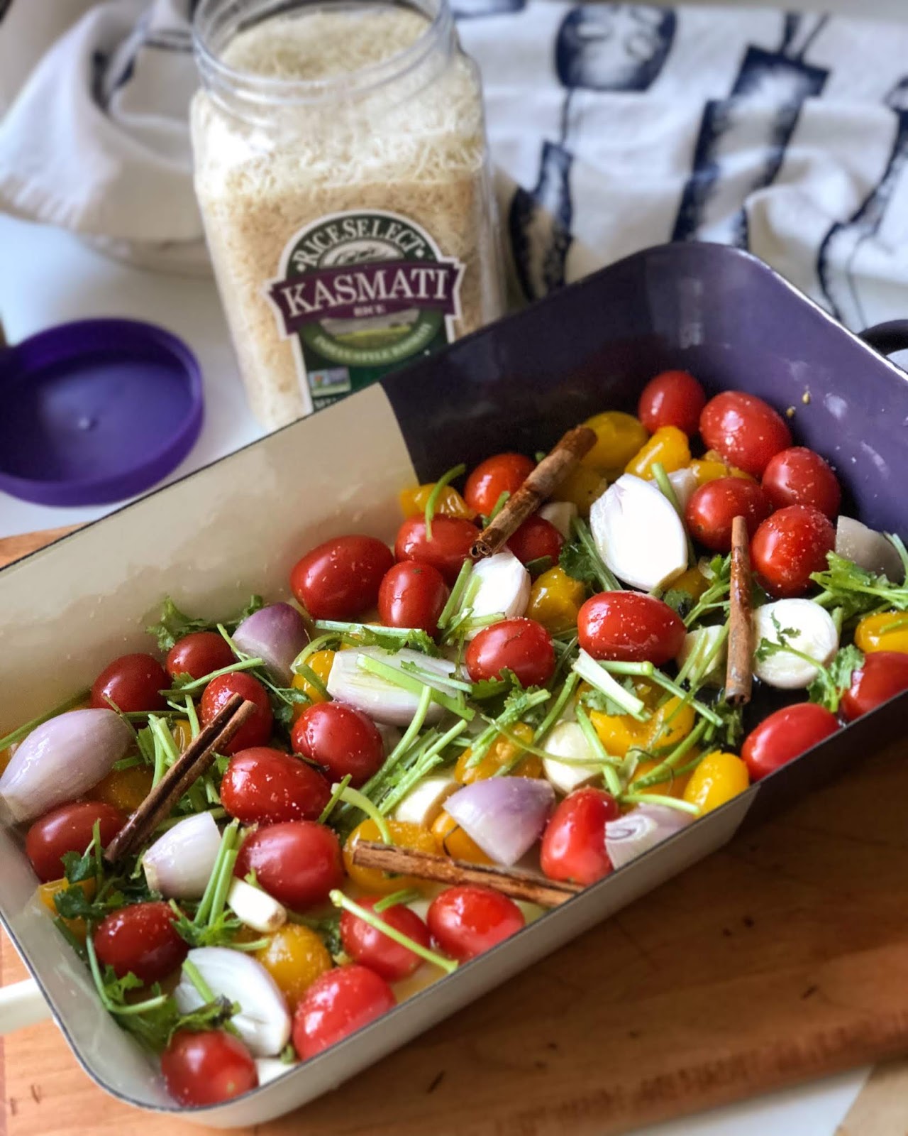 OMG Ottolenghi's Baked Rice w/ Tomatoes & Cinnamon