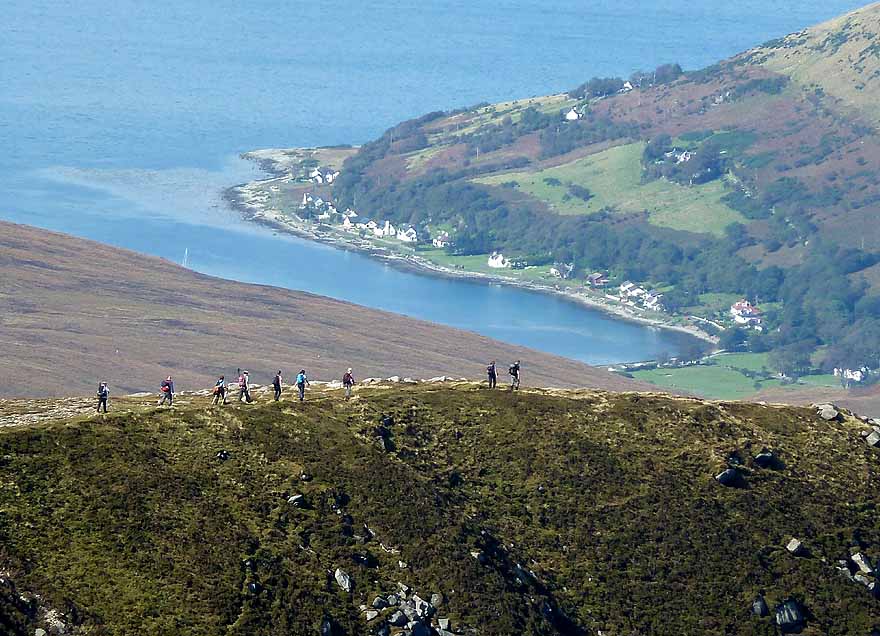 Alex and Bob`s Blue Sky Scotland: Arran Ridge.Casteal Abhail.Ceum Na ...
