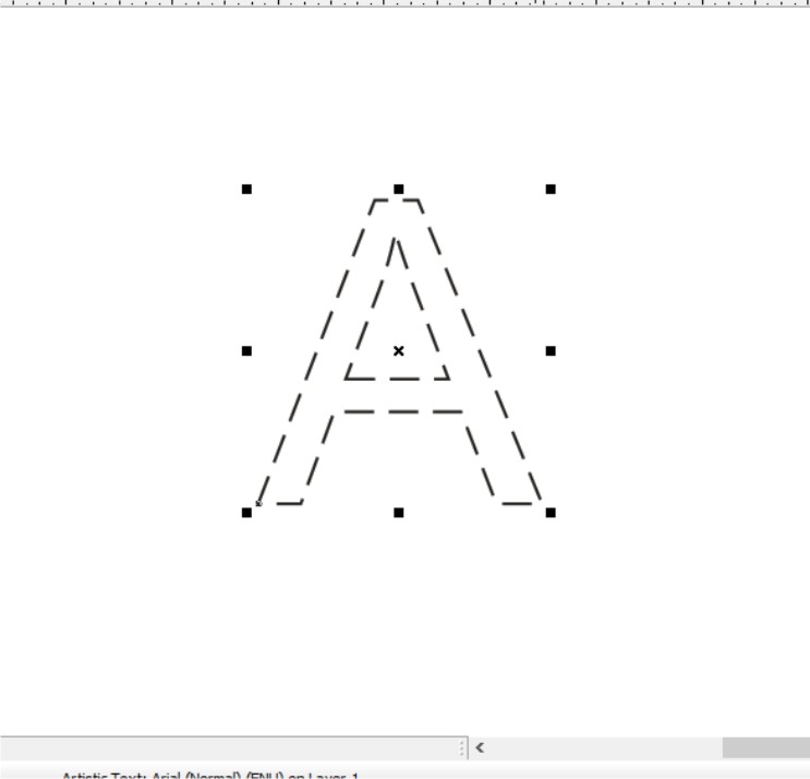 Cara Membuat Huruf PutusPutus Seperti Pada Lembar Kerja
